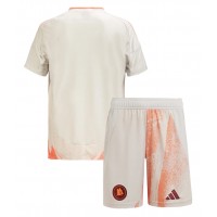 Camisa de Futebol AS Roma Equipamento Secundário Infantil 2024-25 Manga Curta (+ Calças curtas)